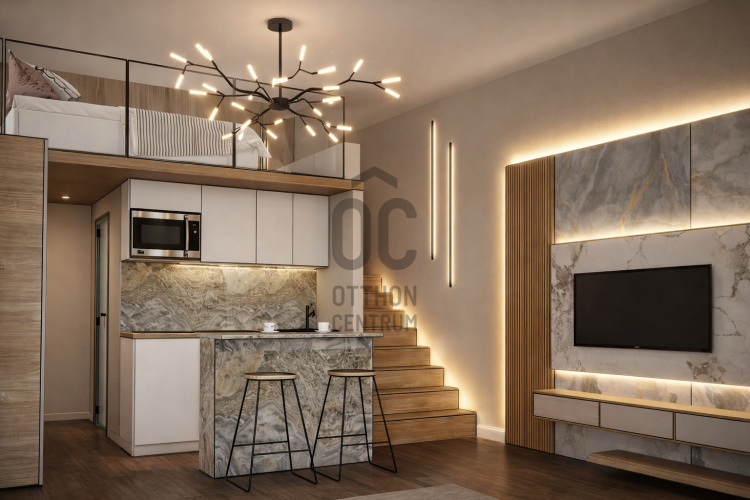 1-bed apartment, 26 m²